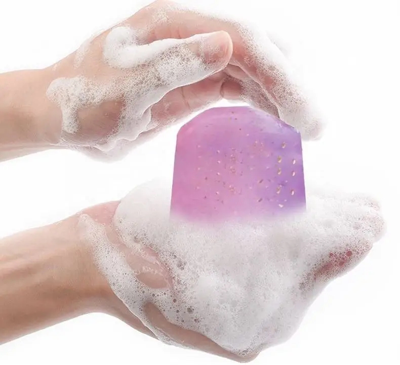 Private Label suppliers hand made soap vegan glycerin bar soap dry flower lavender rose organic yoni body bar handmade soap