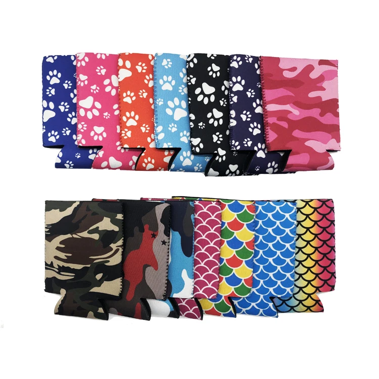 Wholesale 12 oz Printed Neoprene Standard Can Coolers