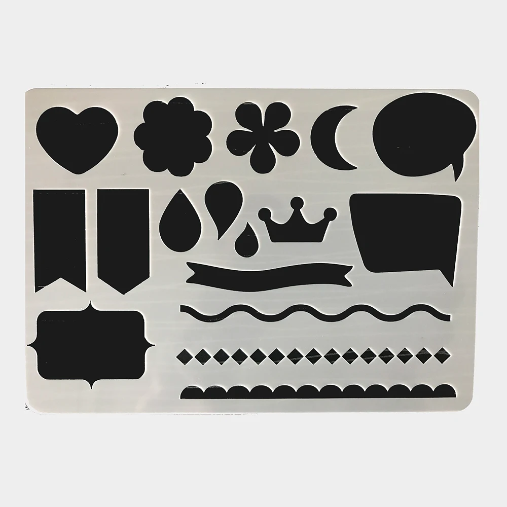 kids drawing Stencil  for beginner learn draw school education stencils sets