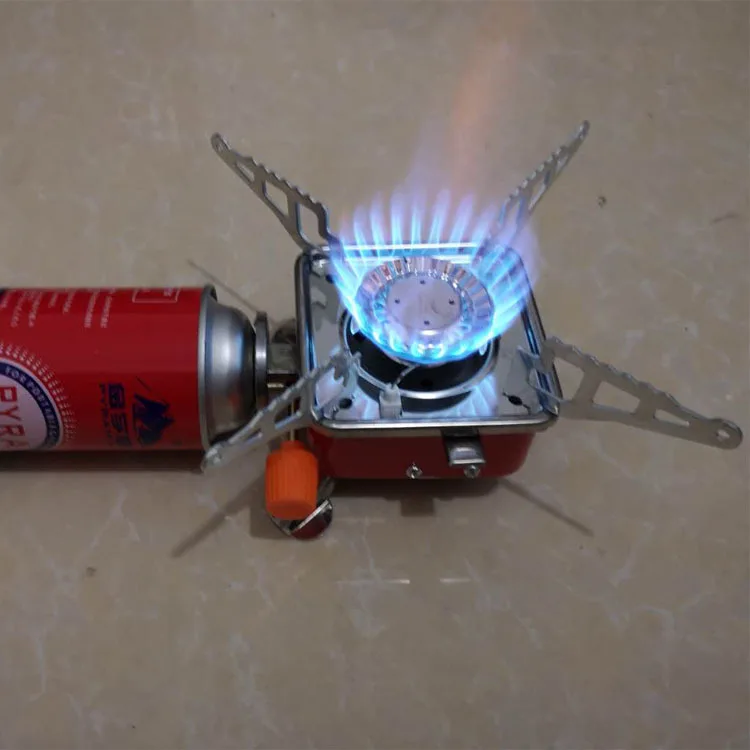 Портативная Складная газовая плита Бутановая для кемпинга уличная аксессуары пикника приготовления пищи барбекю огня