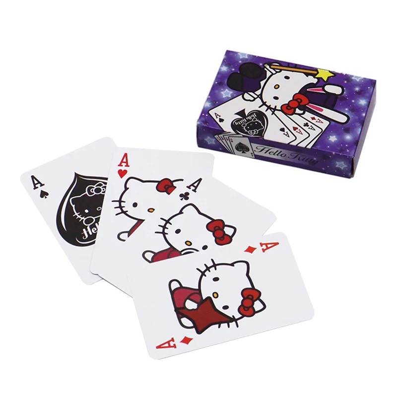 Personalized custom cartoon Poker Cards Game Factory Printing Durable Water Proof classical playing cards