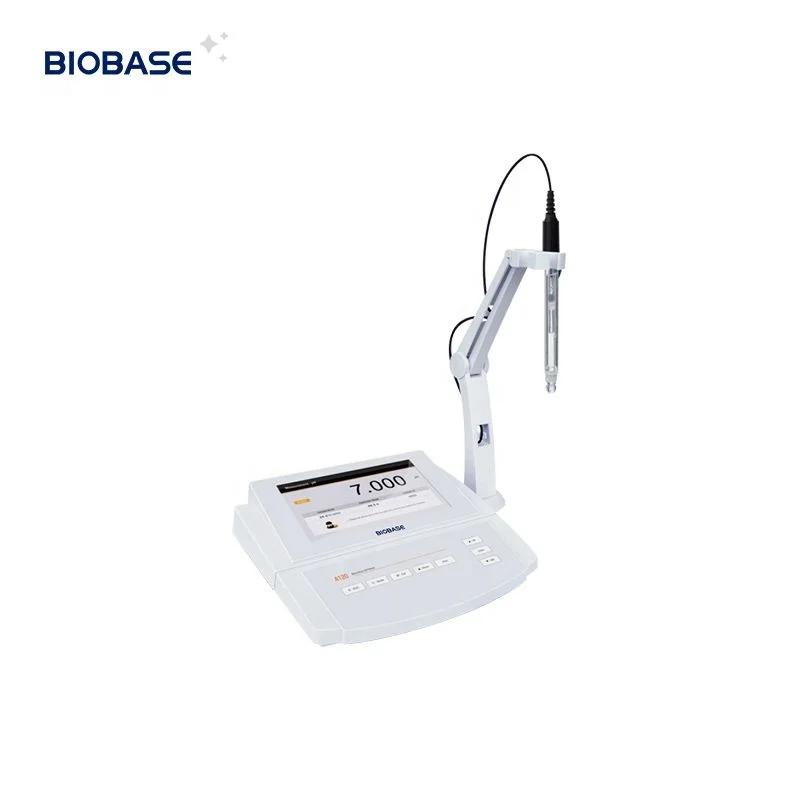 BIOBASE Benchtop pH/ORP/Ion Meter -2.000~20.000pH Automatic temperature compensation ph meter for sale
