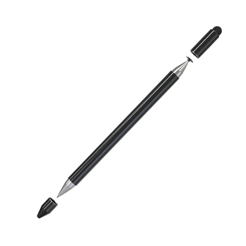  3in1 touch screen stylus pen with Multifunctional Handwriting Fine Point Touch Screen Metal Capacitive Stylus For Iphone