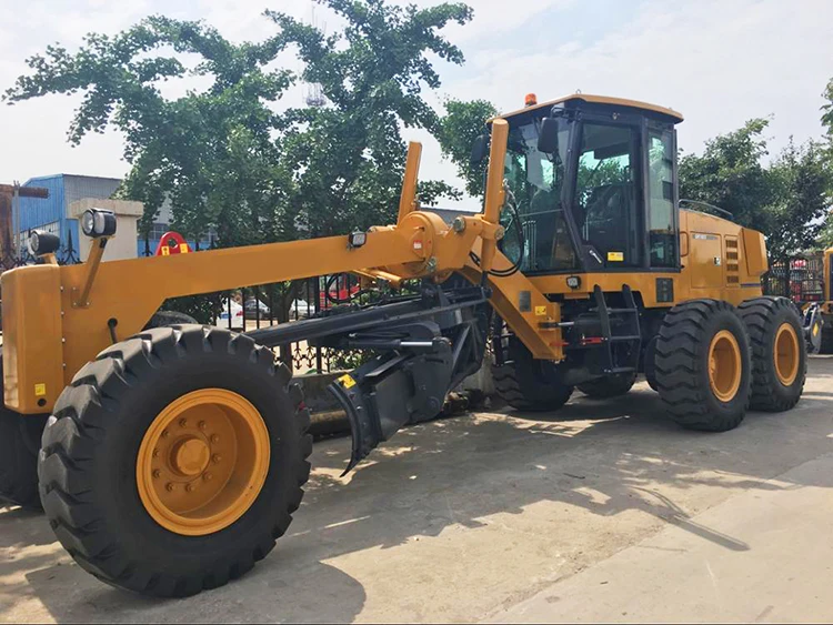 Hot selling model of motor grader GR180 with 15.4 operating weight 142kw import top brand engine