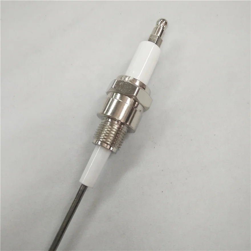 Glazed ceramic spark plug Spark ignition electrode flame sensor boiler ignition electrode
