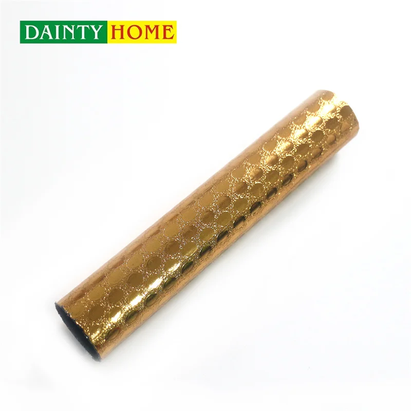 Factory Selling Modern 35 MM 1M 3M 6M Iron Metal Gold Curtain Rod For Household
