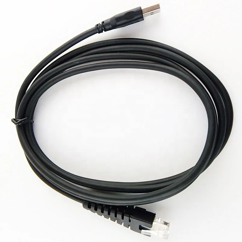 USB кабель для передачи данных RJ45 Сканирование штрих-кодов пистолет катушка шнура aidы A9010E 9260 9360