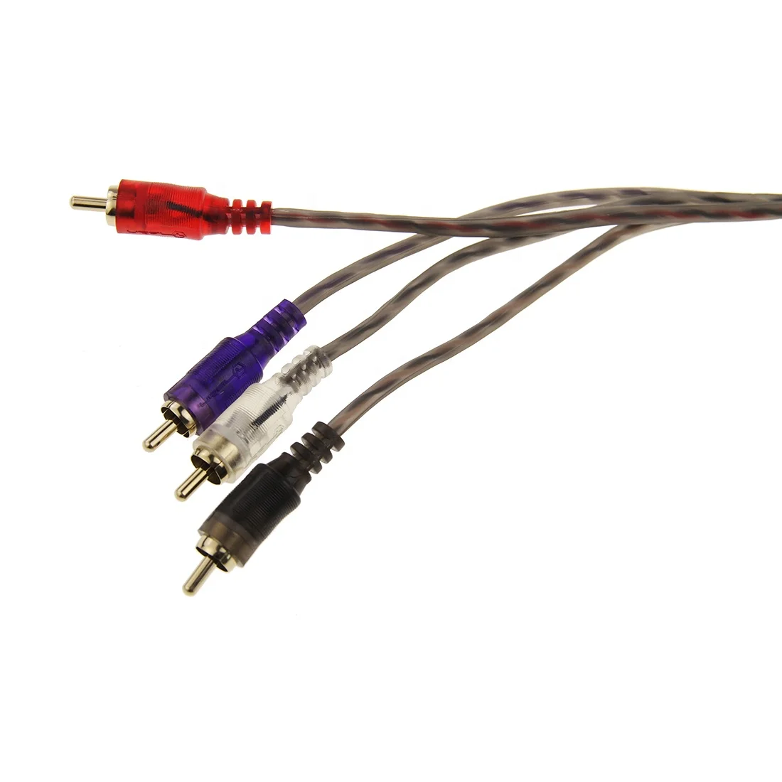 4 канала 8 разъемов 5 м витые кабели RCA соединительный кабель аудиокабель для автомобильного аудио