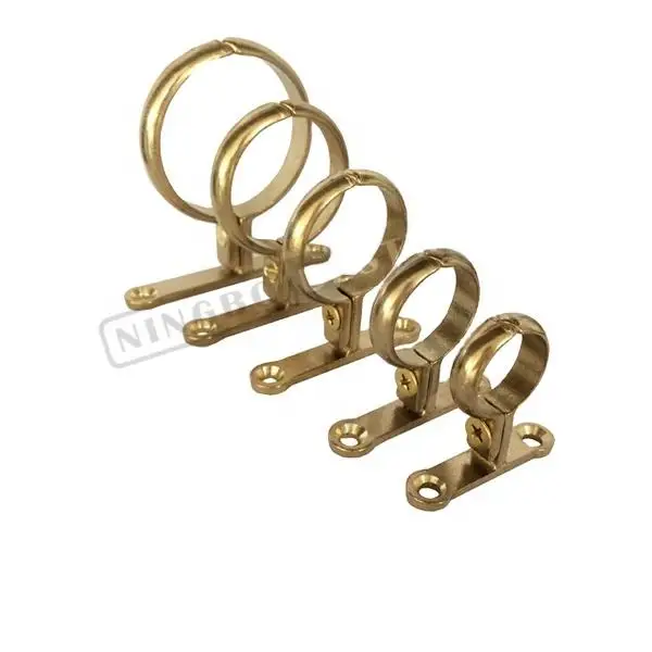 Ningbo Bestway Ductile Brass Pipe Clamp Axial Mechanical Tee Quick Joint Hot Ductile Saddle Pipe Clamp Saddle Clamp for Hosp