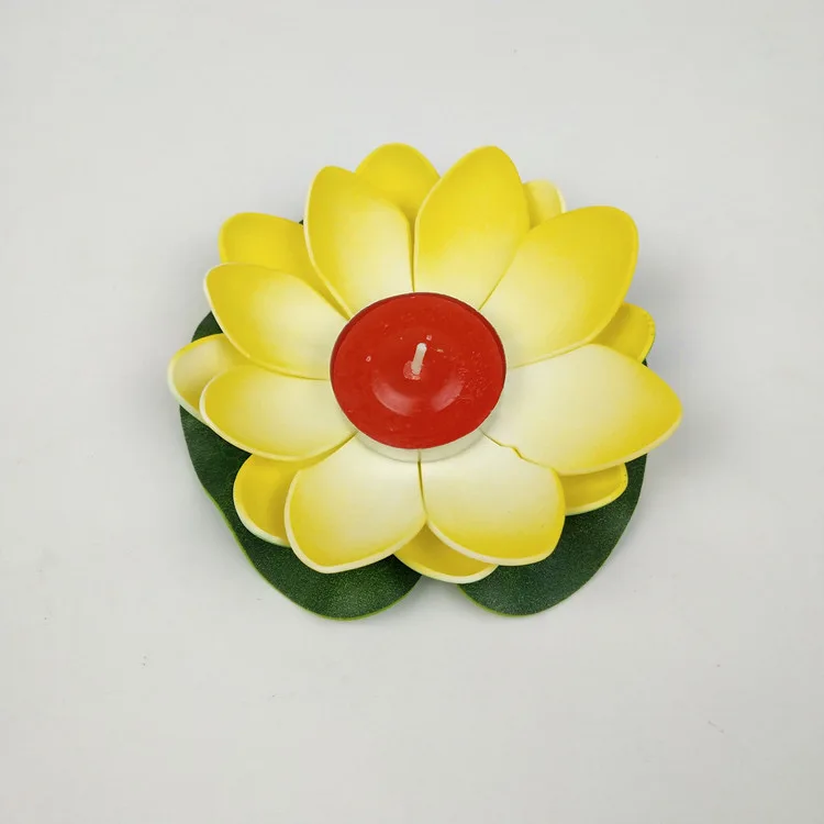 4 Inches Floating Lotus Lantern  Water Floating Lantern With Candle
