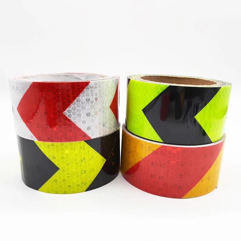 983 Reflector Sticker Red Reflective Safety Warning Tape Customized Conspicuity Adhesive Reflective Tape For Truck Vehicle