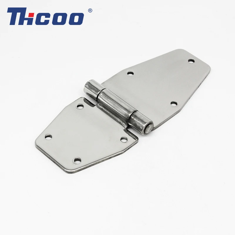 Stainless Steel 304 Shipping Container Parts Hinge On The Back Door Of The Truck Freezer Cold Room Flush Door Oven Hinges