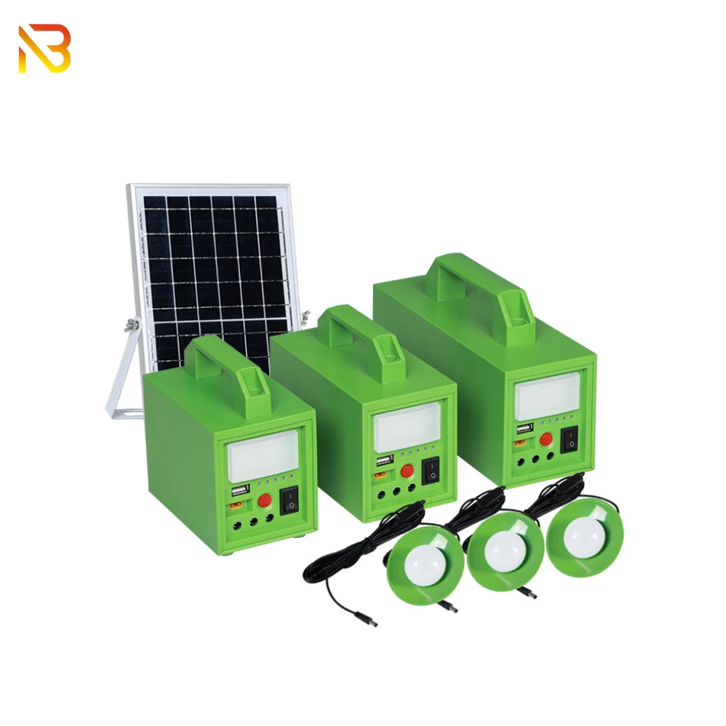 2024 new design 20W 40W 60W Travel Camping Power System PVC PC Led Lighting Portable Solar Power System