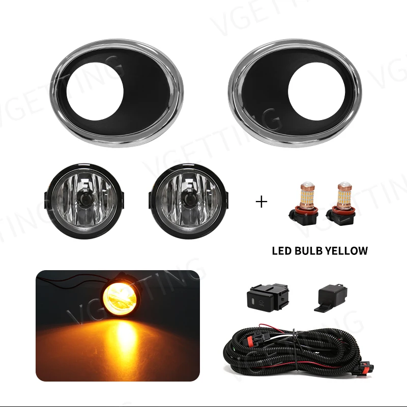 Led Fog Light For Nissan QASHQAI/ROGUE 2015 2016 2017 Front Bumper Auto Driving Daytime Running Lamps Waterproof Accessories