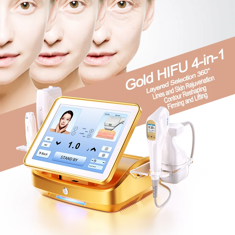 High Intensity Focused Ultrasound Mini 7d 9d Face Lifting Hifu Ultrasonic Anti-aging Beauty Korea 2d 3d Hifu Machine