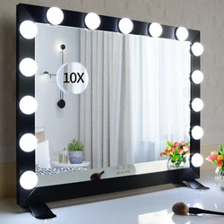 Gift for woman Espejos led maquillaje Lighting Mirror Makeup Studio Beauty Care LED Hollywood Super Star Vanity Mirror