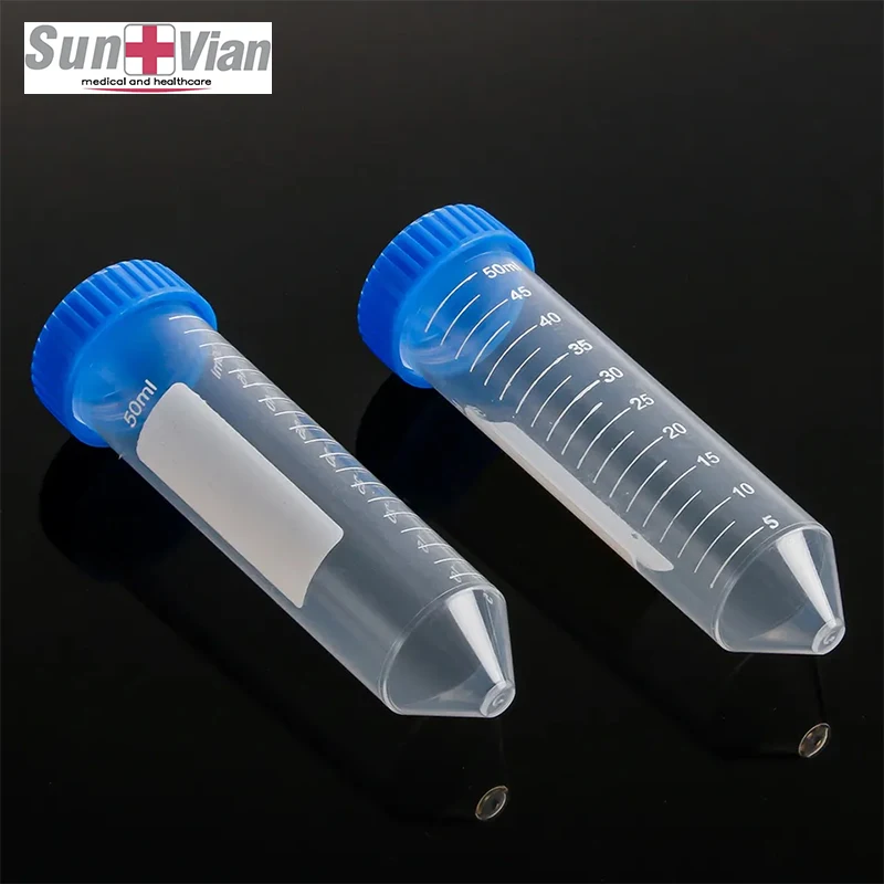 Одноразовые пластиковые 50 мл коническая Нижняя центрифужная трубка