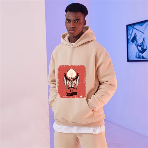 Sweatshirts For Men Drop Shoulder Hoodie Men Custom Design Adult Oversized 60 Cotton 40 Polyester Mens Heavy Eco Friendly Hoodie