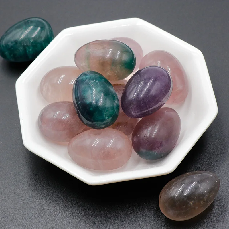 Wholesale High Quality Natural Crystal Egg Shape Healing Stones Dragon Blood Stone Egg for Gifts and Decoration