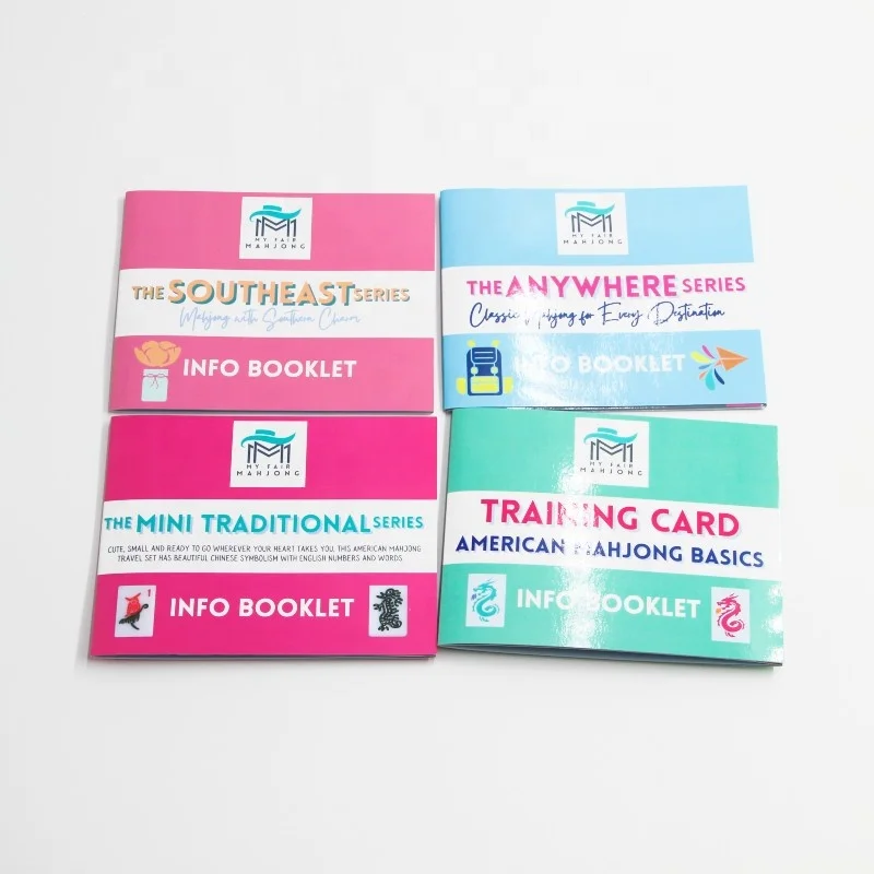 High Quality Printing Brochure Menu Printing Full Color Leaflets Double Coated Paper Brochure for Packaging