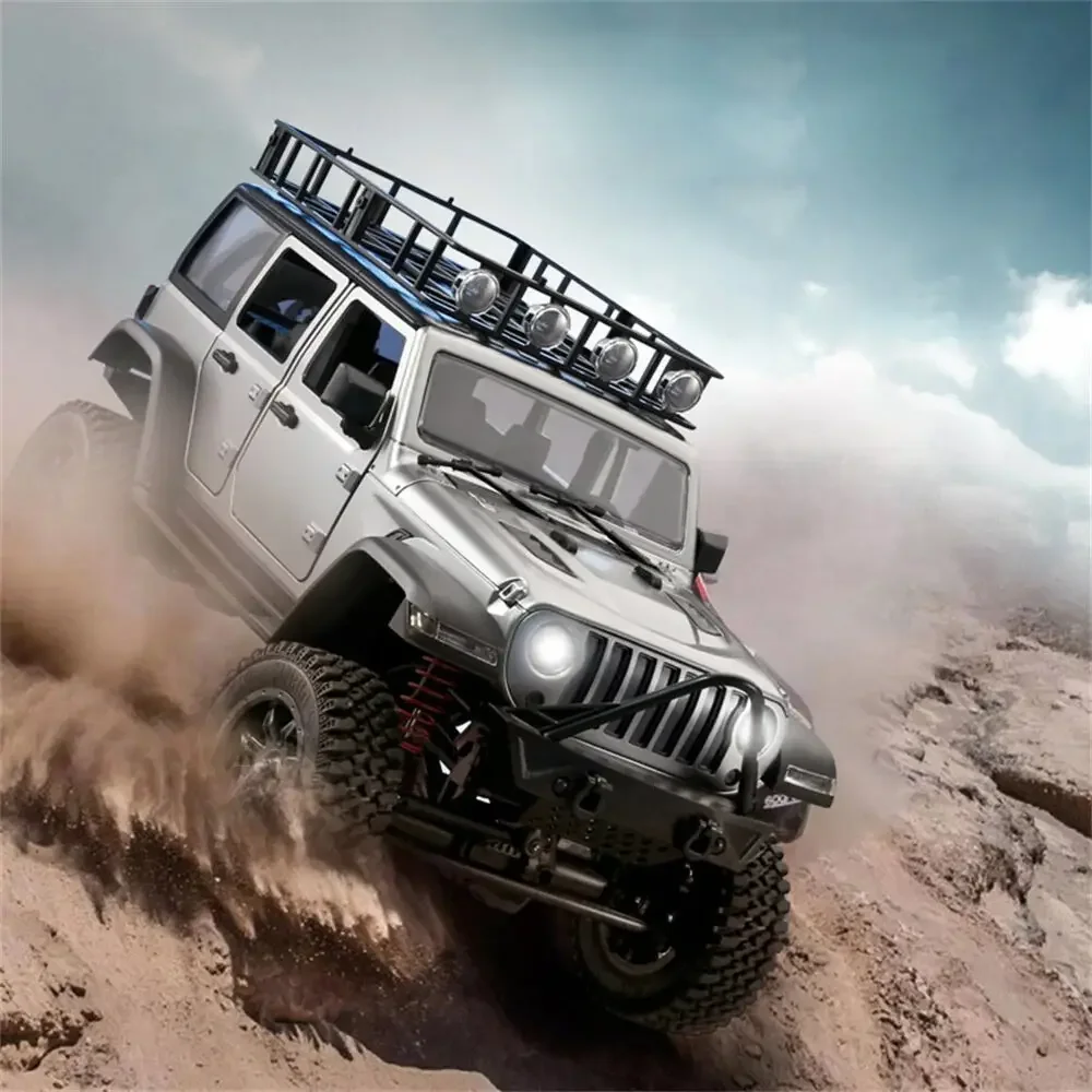 MN-128 1/12 Scale RTR 4WD Climbing Vehicle Remote Control Vehicle Rock Crawler Off-Road RC Simulation Cars for Adults