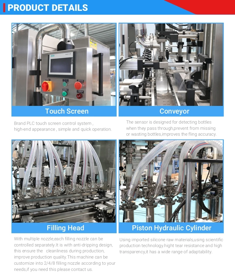 Fully Automatic liquid filling machine Honey Tomato Paste sauce filling sealing Packing Machine