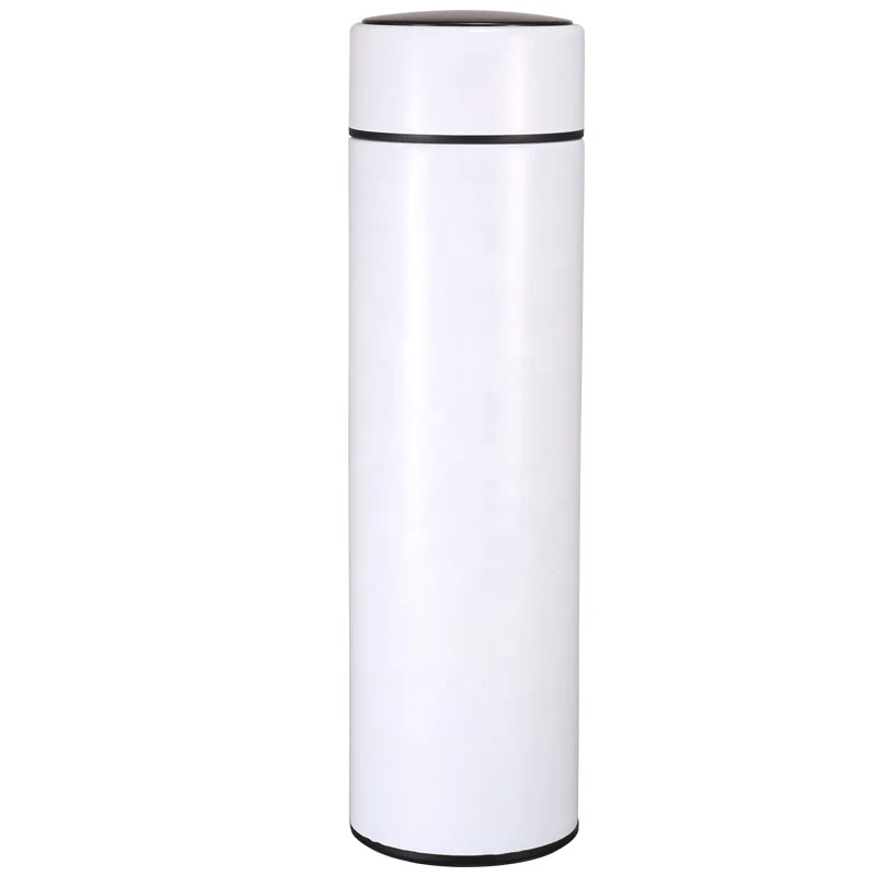 New design 500ml Smart LED Temperature Display Sports Insulated Thermal 304 Stainless Steel  Intelligent Vacuum Flask