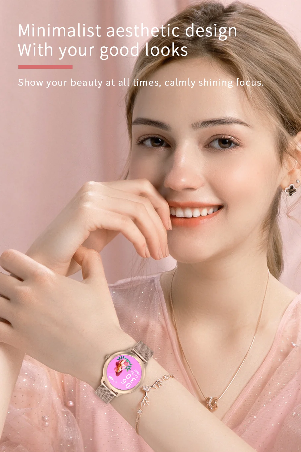 CE Rosh Smartwatch News Push Incoming Breathing training Call Multi-sports Mode  IP68 Waterproof Smatwatches