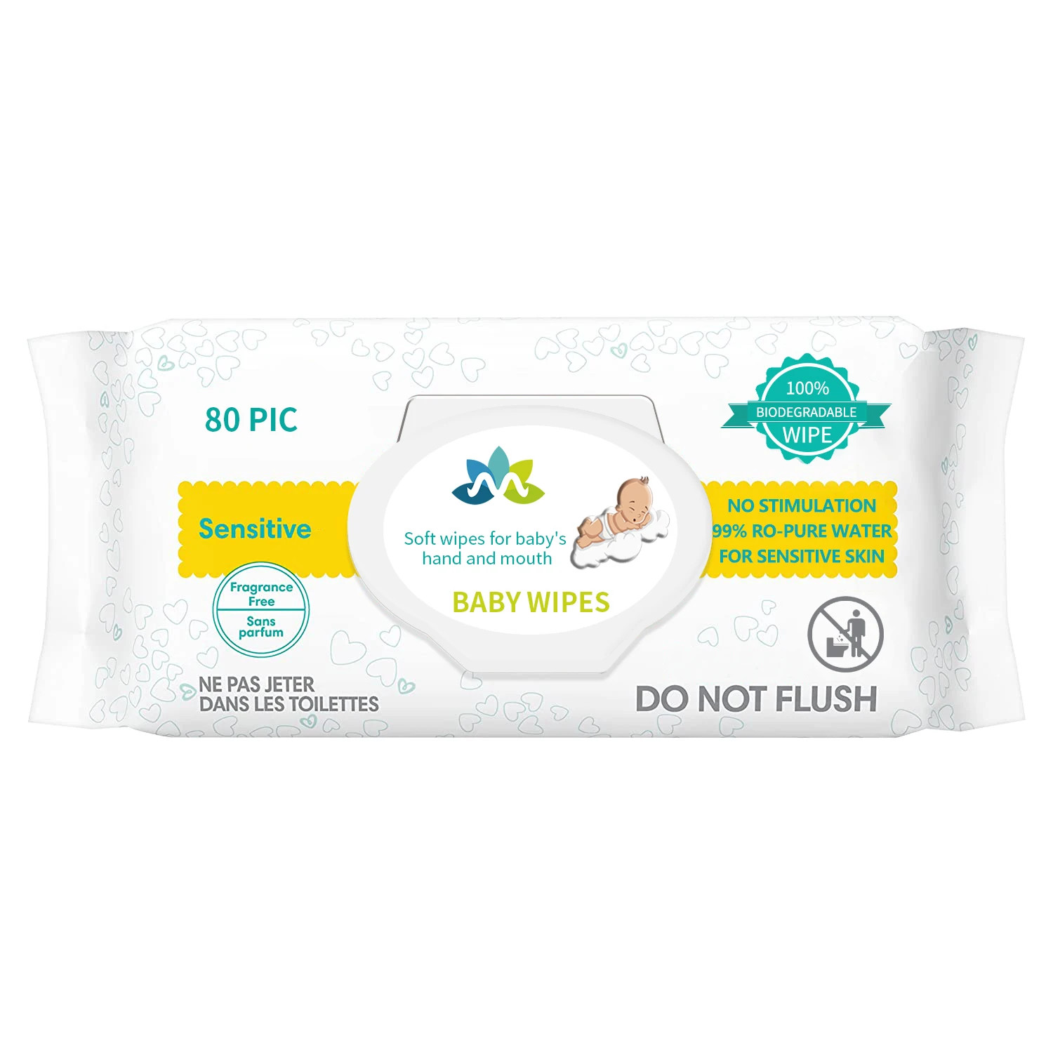 Manufacturers Bamboo Flushable Safe And ECO Friendly Biodegradable Toilet Wet Wipes Paper Suitable For Adult And Baby