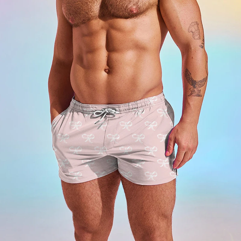 High Quality Custom Mens Beach Wear Male Swimsuit Breathable Swim Wear Quick Dry Beachwear Swim Briefs Swimming Trunks