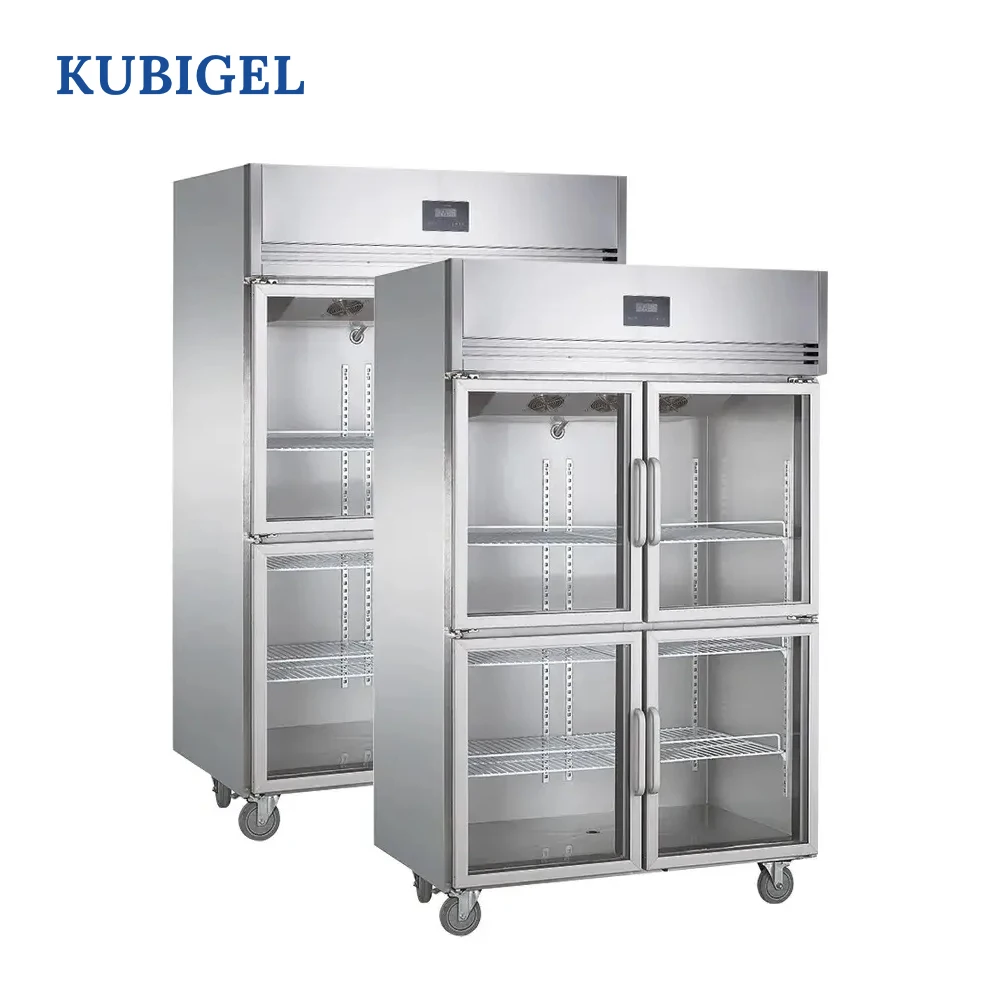 Refrigerator Cooler 4 Door Display Chiller Commercial Refrigerator China Upright Freezer Storage Refrigerator