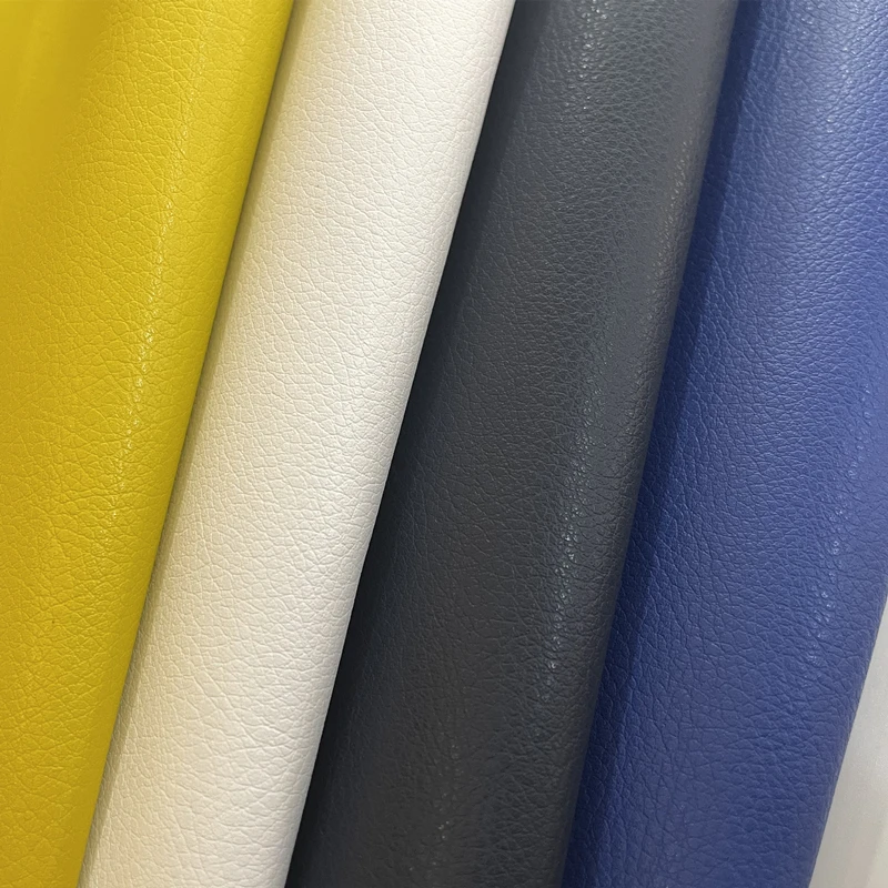 Grain Pattern Abrasion-Resistant Anti-Mildew Waterproof Embossed Shoe Making Materials Artificial Synthetic Pu Manufacturer