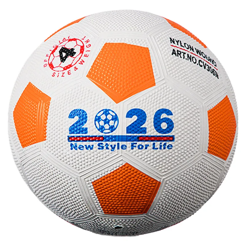 Low-Priced Custom Wholesale Soccer Ball Rubber Ball Size 2/3/4/5 for Training Made from PU PVC TPU for Children and Adults