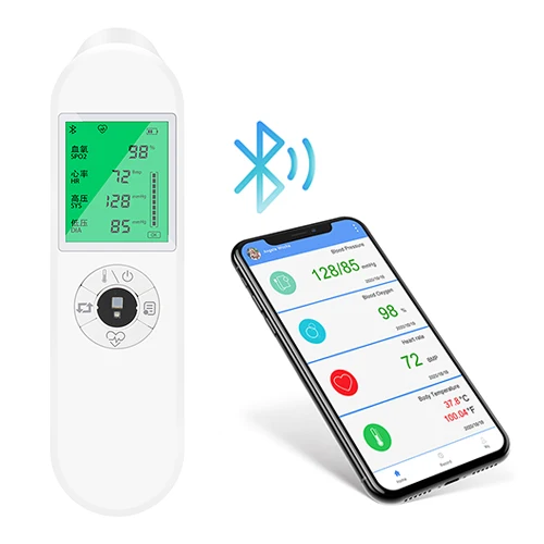 api led display digital finger type blood pressure monitor
