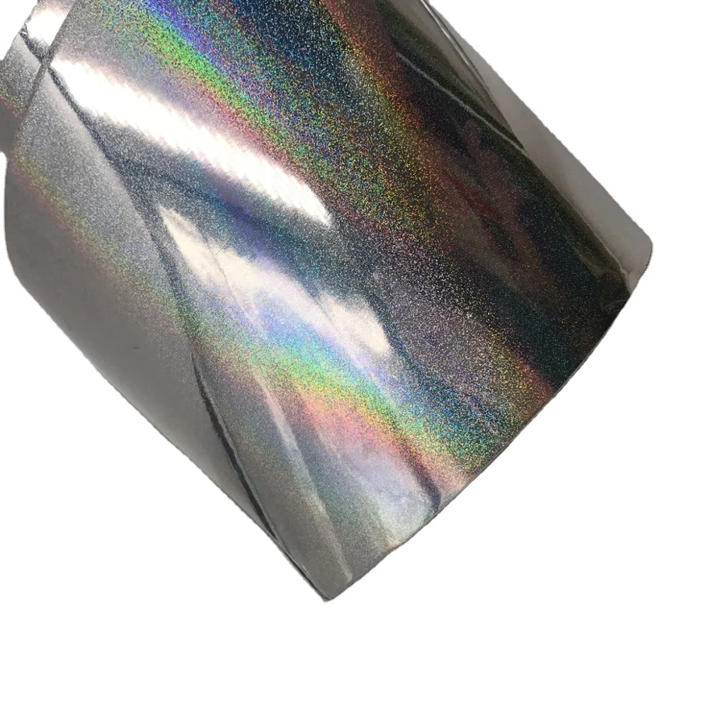 PET water resistant antistatic holographic car wrap vinyl wrap reflective film label