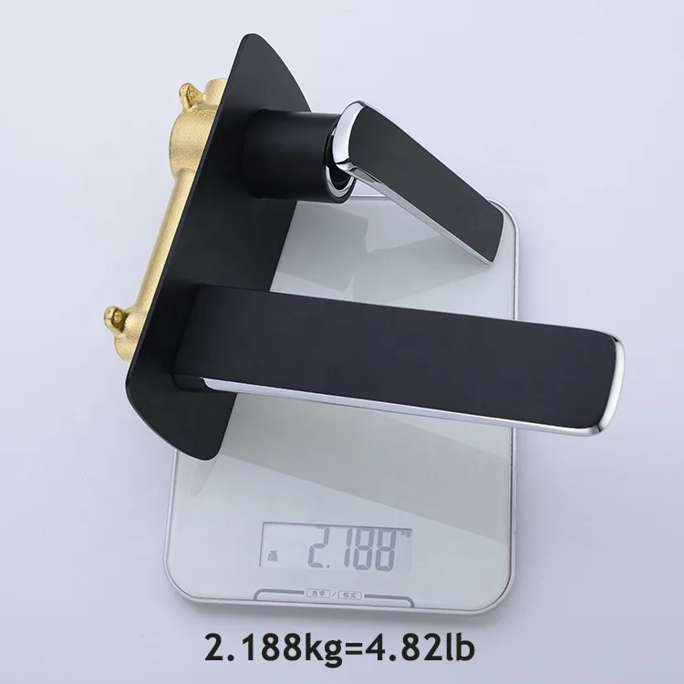 Copper Single Handle Bathroom Faucet Wall Faucet Bathroom Sink tap Wall Mount Single Handle Basin Mixer Tap Bathtub Faucet