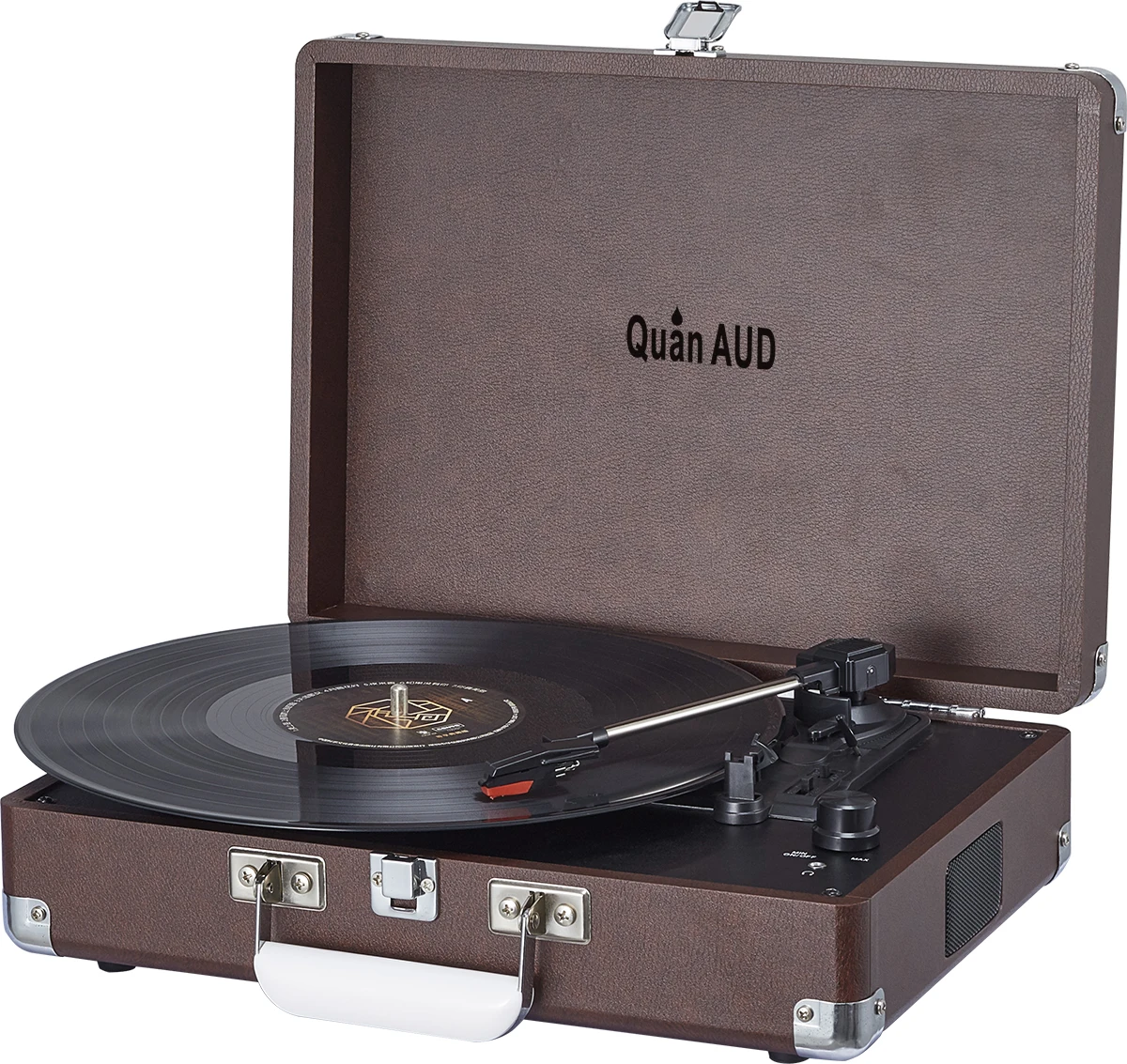 high sound quality suitcase integrated Vinyl Record radio handheld vinyl record turntable