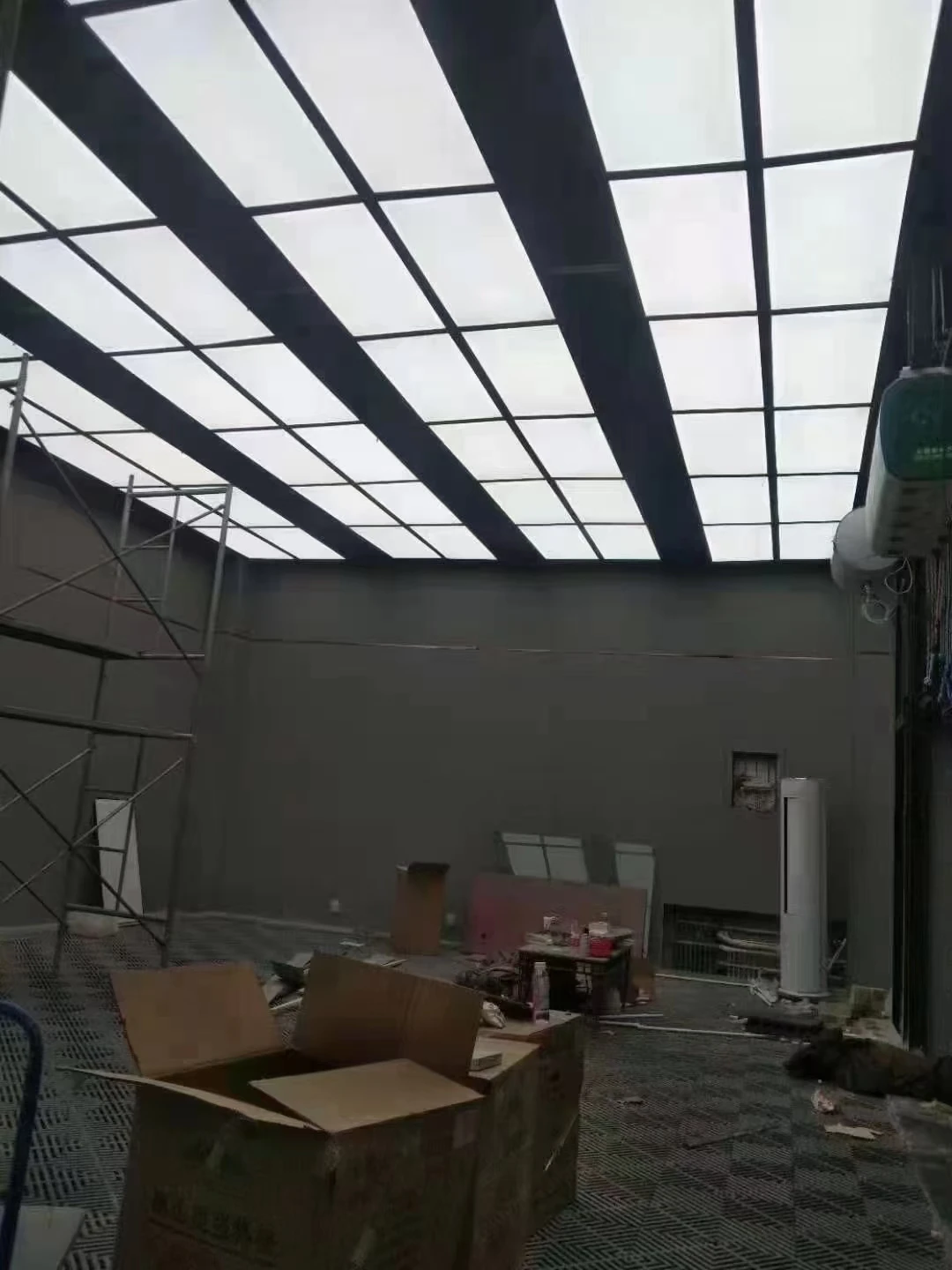 Factory Direct Sales 15 hexagonal grid systems led shop lights for garage