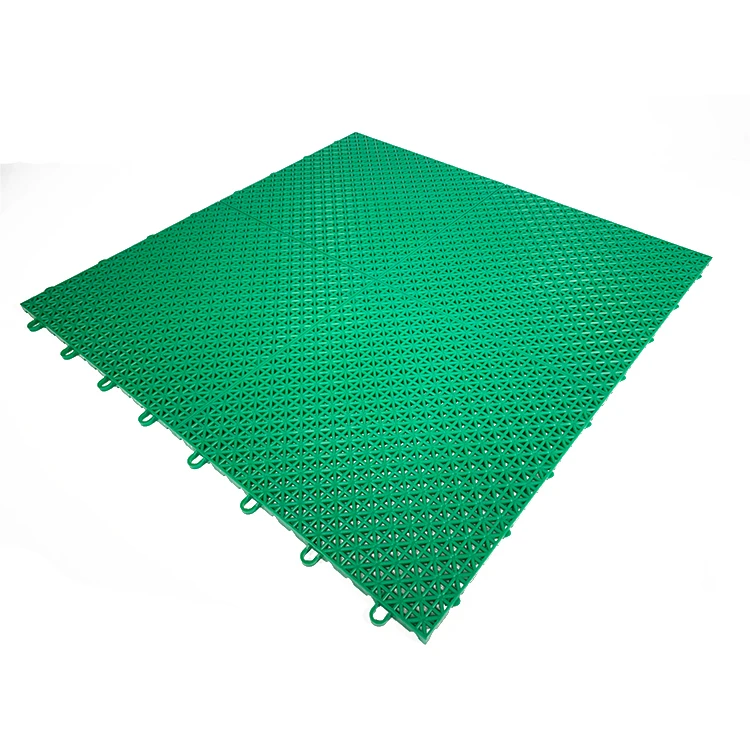 Free sample different colors anti-slip pp interlocking floor tiles mat
