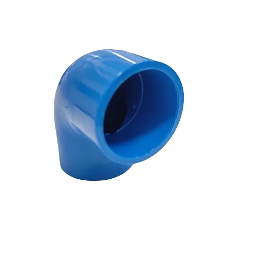 SALVADOR DIN standard plastic pipe fitting Blue pvc fitting pipe 90 degree elbow
