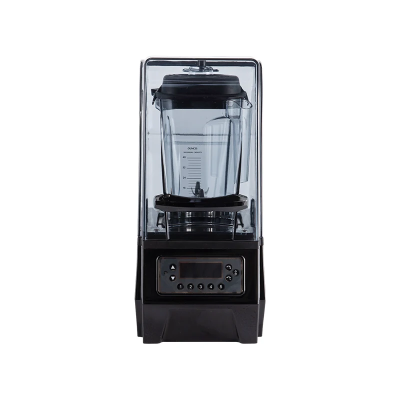 Powerful Quiet Commercial Industrial Ice Crusher Smoothie Juicer Blenders with Noise Enclosure
