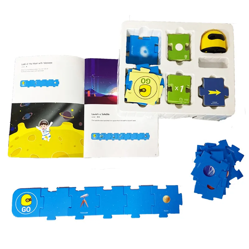 New Magcoding Hello Coding Robot For Kids Coding Education Compatible With Building Blocks