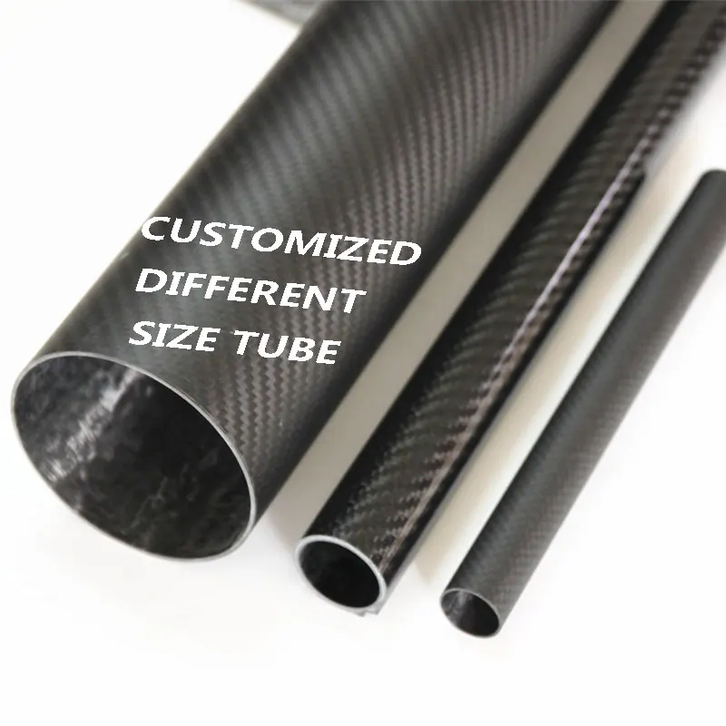 Квадратная прямоугольная гексагональная трубка из углеродного волокна 100 мм 120 мм