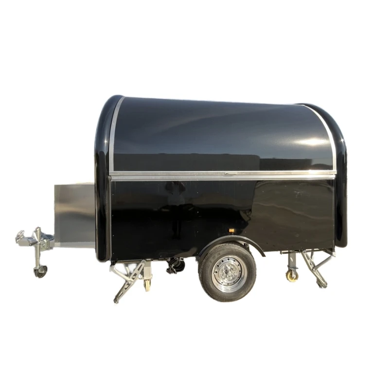 Custom colored mobile coffee juice bar