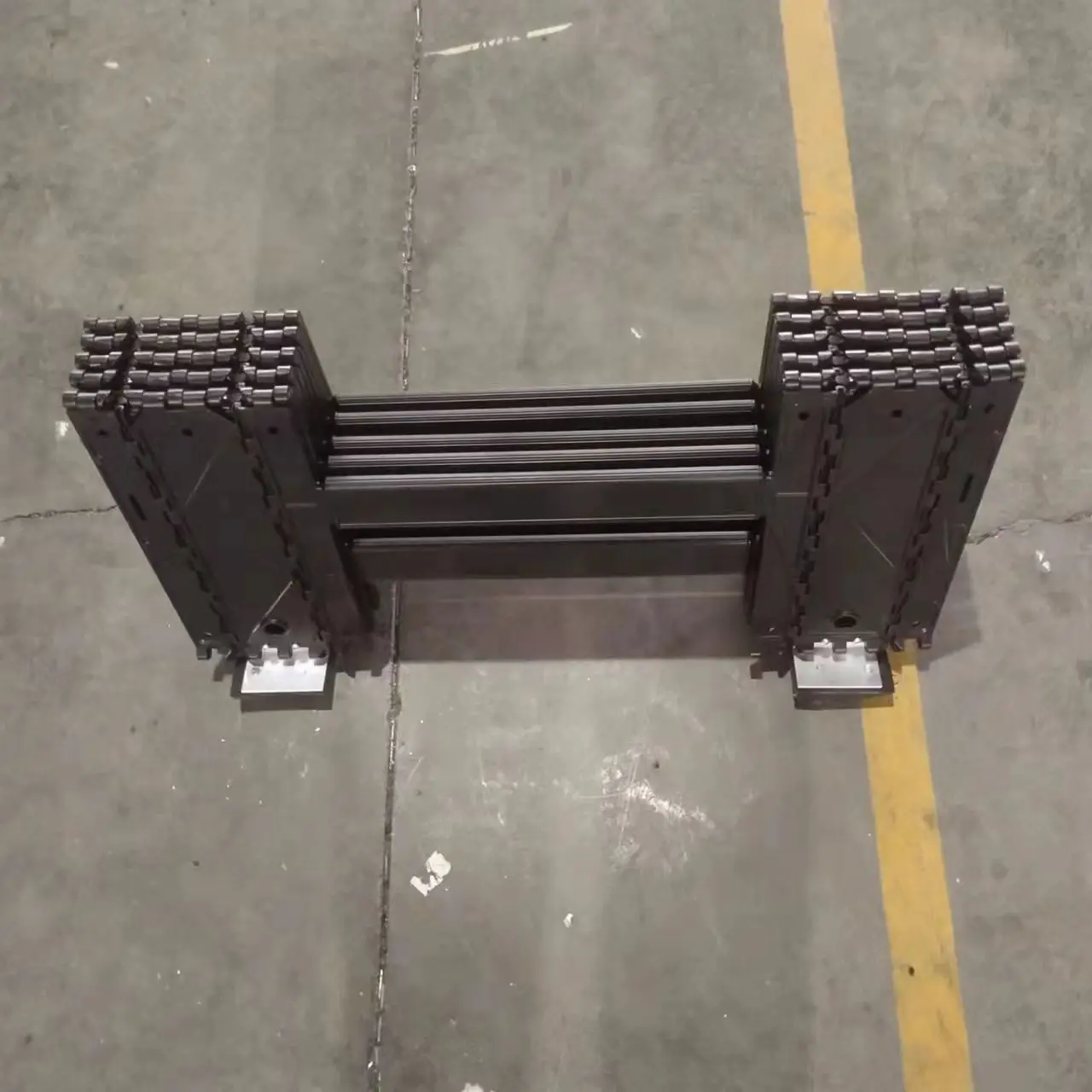 Tactical Folding Ladder 1.8M 2.4m 3M Aluminum Fold Up Extended For Roof  Fire Escape Tool