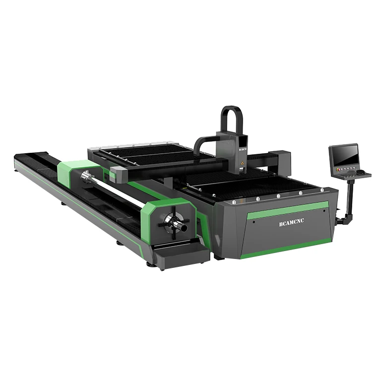 3000w IPG Laser Source Bcamcnc Fiber Laser Cutting Machine for pipe and plate dual use fiber laser cutting machine