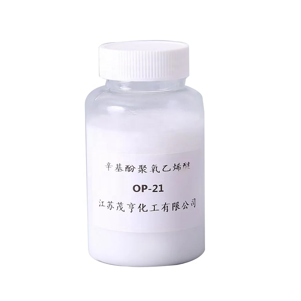 
Demulsifier CAS 9036-19-5 OP 21 Polyoxyethylene octylphenol ether OP21 