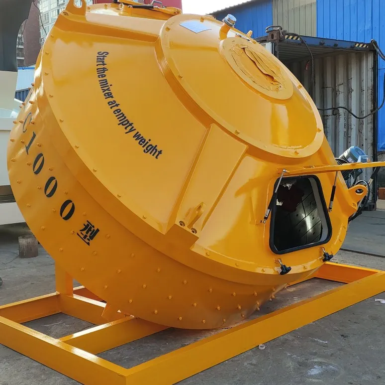 MPC1500liter 1.5 M3 planetary concrete pan mixer concrete batching plant with spare parts