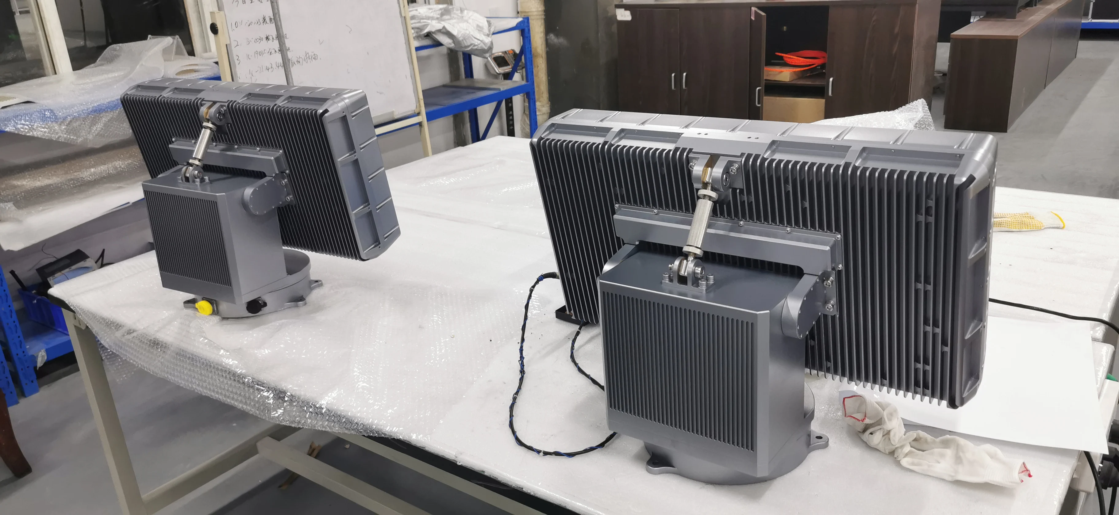 Portable drone defense detector system for public security, VIP protection