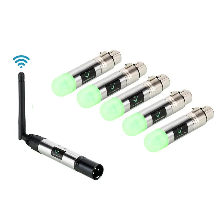Hot Sale 2.4G Stage Lighting Dimmer Dmx Control Transmitter Wireless Led Receivers
